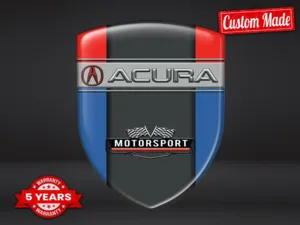 Honda Acura Printed Logo Stickers Limited Premium Professional
